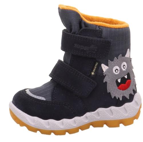superfit ICEBIRD Winterstiefel warm wasserdicht GoreTex grau gelb monster 1-006012-2000 