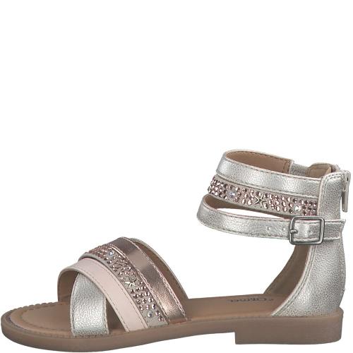 s.Oliver Kinder Sandalette platinum comb S13  5-5-48206-20 