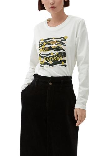 s.Oliver Shirt  Print-Longsleeve mit 3/4-Ärmeln 2122515 