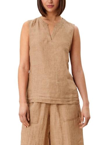 s.Oliver Leinentop mit Layering 2114319 36 | 84W9 BROWN | 