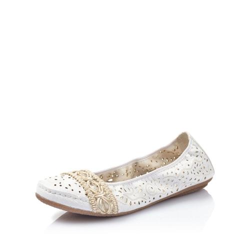 Rieker Damen Ballerinas altweiß S13  41466-81 