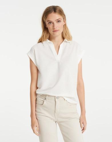 OPUS Poloshirt Silou weiß S12 245789222100 