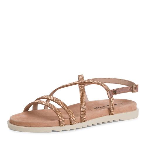 Tamaris Sandale Riemchen Leder copper glam S13  1-1-28121-20 