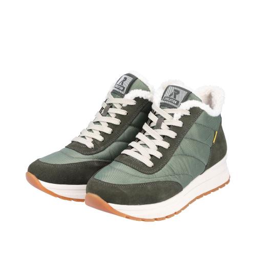 Rieker EVOLUTION Damen Schürschuh TEX- Membran Komfortweite grün  S22 40861-54 