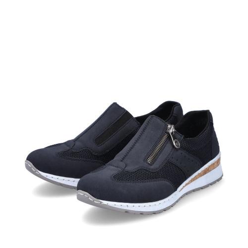 Rieker Antistress Damen Slipper Keilabsatz blau S13 54474-14 