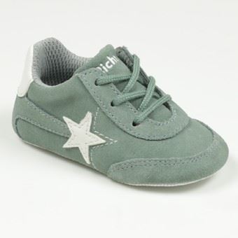 Richter Kinder Lauflernschuh Halbschuh Schnürer Sneaker grün 0050-1111-1721 
