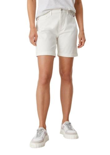 s.Oliver Regular: Shorts aus Cotton-Viskose-Blend S12 ecru 2114322 