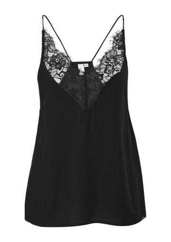 QS deigned by Blusentop mit Spitze schwarz S13 2124996 