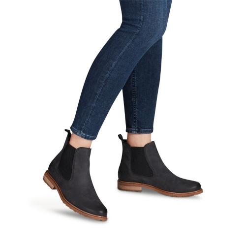 Tamaris Chelsea Boot black structure 1-1-25056-27 