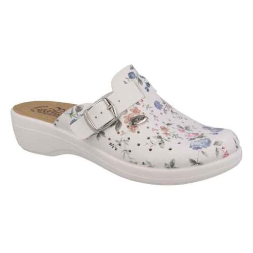 Fly Flot Hausschuh Hauspantolette weiss 855342 