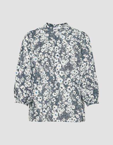 OPUS Printbluse Falindo Blumendruck blau S13 10154411186177 