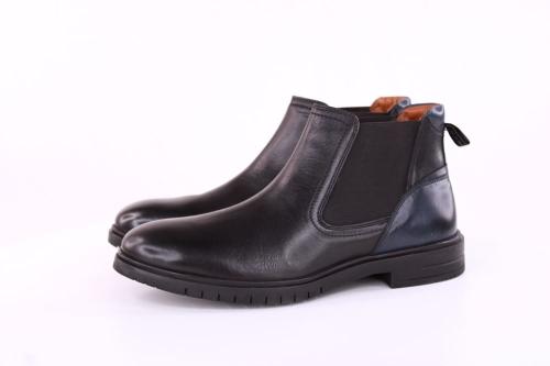 Marc Shoes RAYAN Herren Chelsea- Boots Leder schwarz S21 831841 