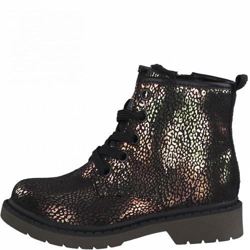 s.Oliver Schnürboots bronze braun Reißverschluss S21 5-5-35200-27 