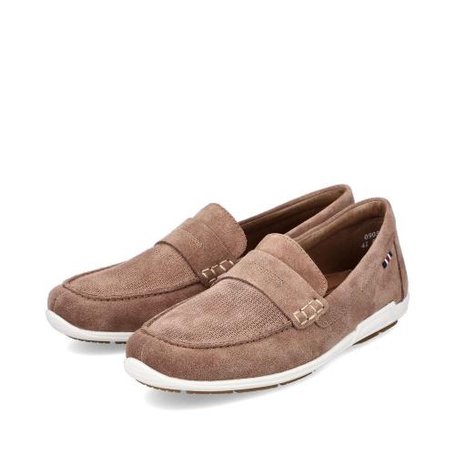 Rieker Antistress Slipper Rauleder beige S13 09050-64 