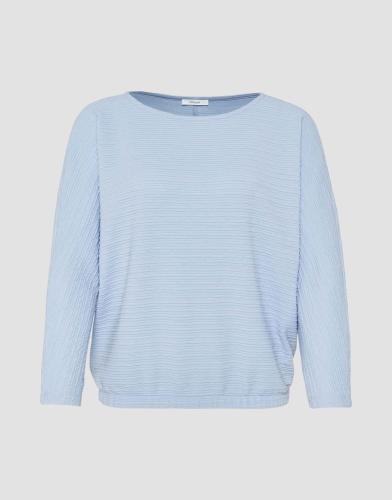 OPUS Sweatshirt Gilora U- Boot- Ausschnitt Gummibund blau S13 10144611102172 