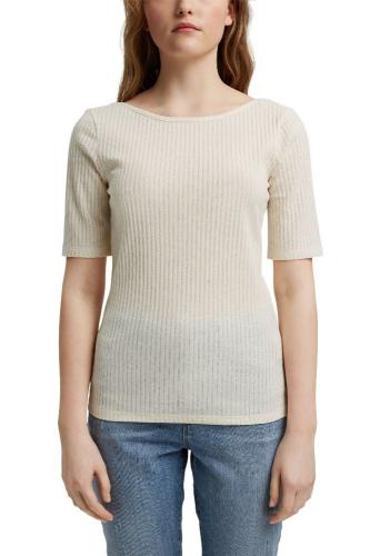 EDC by ESPRIT T-Shirt creme 041CC1K317 