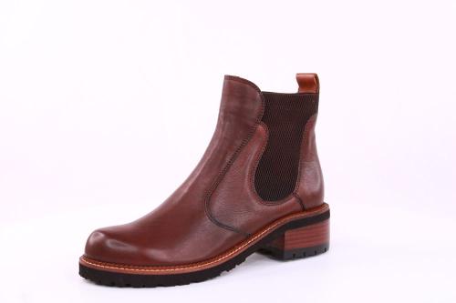 Everybody Labhras ginger gianduia datero Damen Stiefelette Leder braun S21 29672D3785 