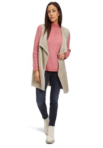 Betty Barclay Kunstfell- Weste Umlegekragen braun S22 58061155 