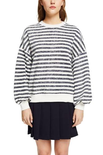 EDC Sweatshirt mit Streifenmuster 022CC1J305 
