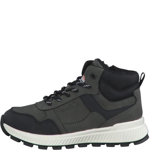 s.Oliver Jungen Sneaker High Schnürschuh Warmfutter grün S22 5-5-45105-39 