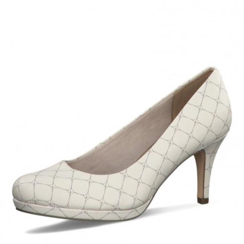 Tamaris Pumps Logo creme  1-1-22444-24 