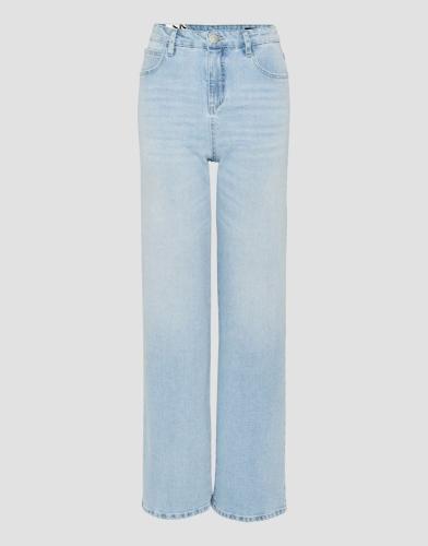 OPUS Jeans Mivy 5- Pocket- Design weites Bein blau S13 10156210391182 