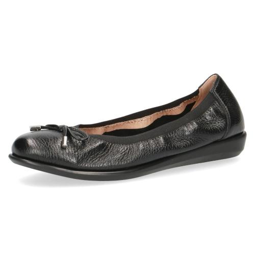 Caprice superweicher Bequem Ballerina Leder schwarz 9-9-22165-24 