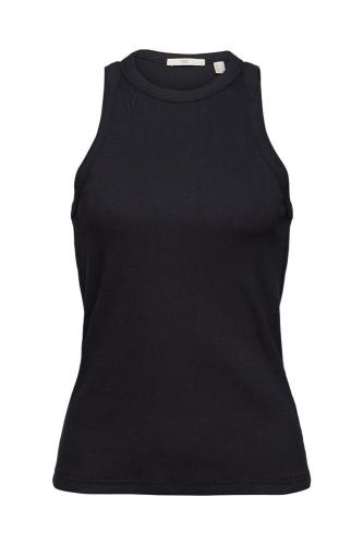 EDC Tank- Top gerippte Optik schwarz weiß blau S22 062CC1K301 XS | C340 PASTEL GRE | 