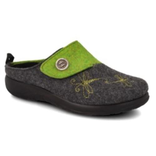 Fly Flot Hausschuh grau 864172 