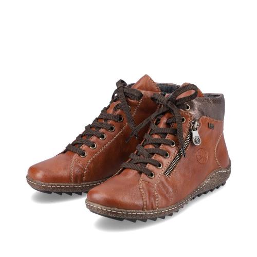 Rieker Antistress Schnürboot Reißverschluss TEX_-Membran braun S21  Z7540-22 36 | cuoio/antik | E