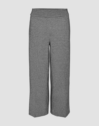 OPUS Culotte Misha minimal Jacquard Muster Bügelfalte schwarz S13 2417611084100 