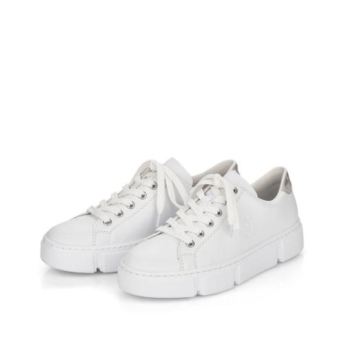 Rieker Antistress Damen Sneaker Schnürhalbschuh weiß S13 N59W1-80 