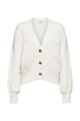 EDC Cardigan Strickjacke Biobaumwolle  weiß S12 992CC1I302 XL | C110 OFF WHITE | 