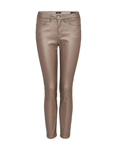 OPUS Hose Skinny Emily glam glänzende Oberfläche gold S22 210904221100 