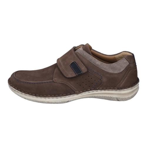 JOSEF SEIBEL Anvers 93 Herren Halbschuh Klettverschluss Leder braun S12  43693 