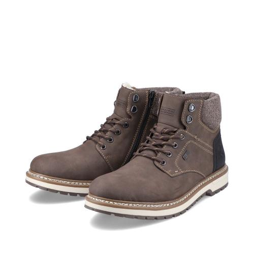 rieker Antistress Herren Schnürstiefel TEX- Membran braun S21  F3812-25 