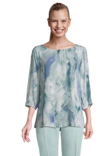 Betty Barclay Schlupfbluse 3/4 Arm Rundhals blau 83592330 