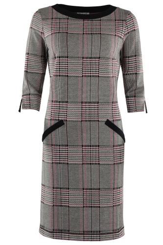Hajo Kleid 3/4 Arm Glencheck 18965 