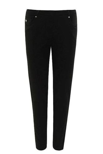 Hajo Schlupfhose Five-Pocket Schwarz 10094/2U 