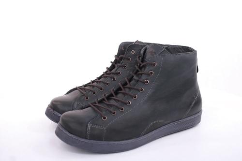Andrea Conti Damen Stiefeletten Schnürschuh Leder bequem grau S22 0344900261 