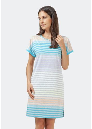 Hajo Nachthemd Sleepshirt Klima Komfort gestreift 45410 
