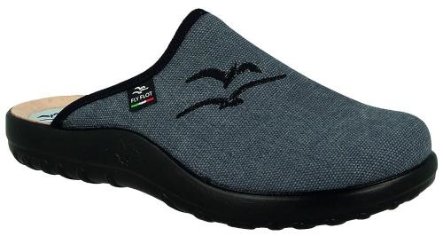 Fly Flot Hausschuh Hauspantolette grau 882073 