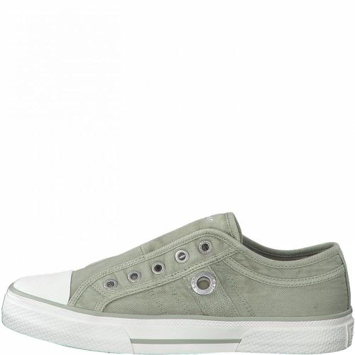 s.Oliver Damen Sneaker Low Slipper Schlupfschuh grün S12  5-5-24635-28 