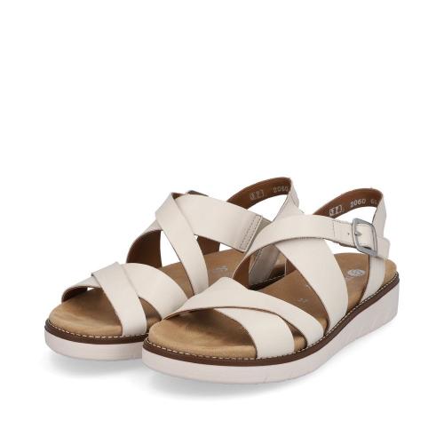 Remonte Damen Riemchensandalen hellbeige S13  D2060-60 