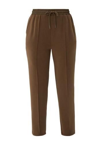 s.Oliver Jogpants mit Ziernaht grau, oliv grün S22  2121610 40 | 9999 GREY/BLACK | 