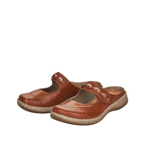 Rieker Antistress Damen Clogs braun S12 46468-24 