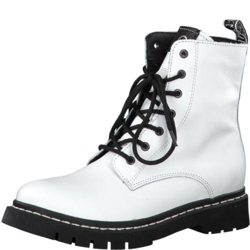 Tamaris Stiefelette weiß 1-1-25269-25 41 | 100 WHITE | 