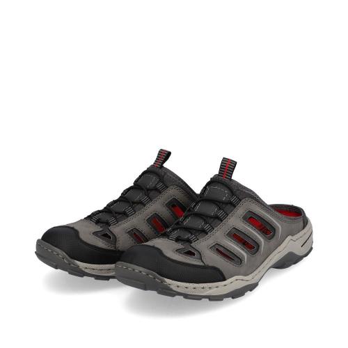Rieker Herren Clogs mondgrau S13  08051-40 