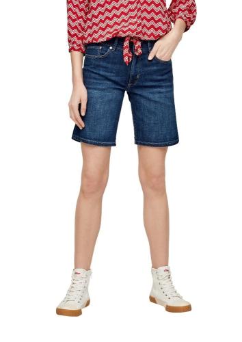 s.Oliver Jeans Bermuda Slim Fit 58Z5 dunkel blau 2063943 