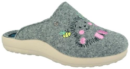 Fly Flot Hausschuh Hauspantolette grau 863767 